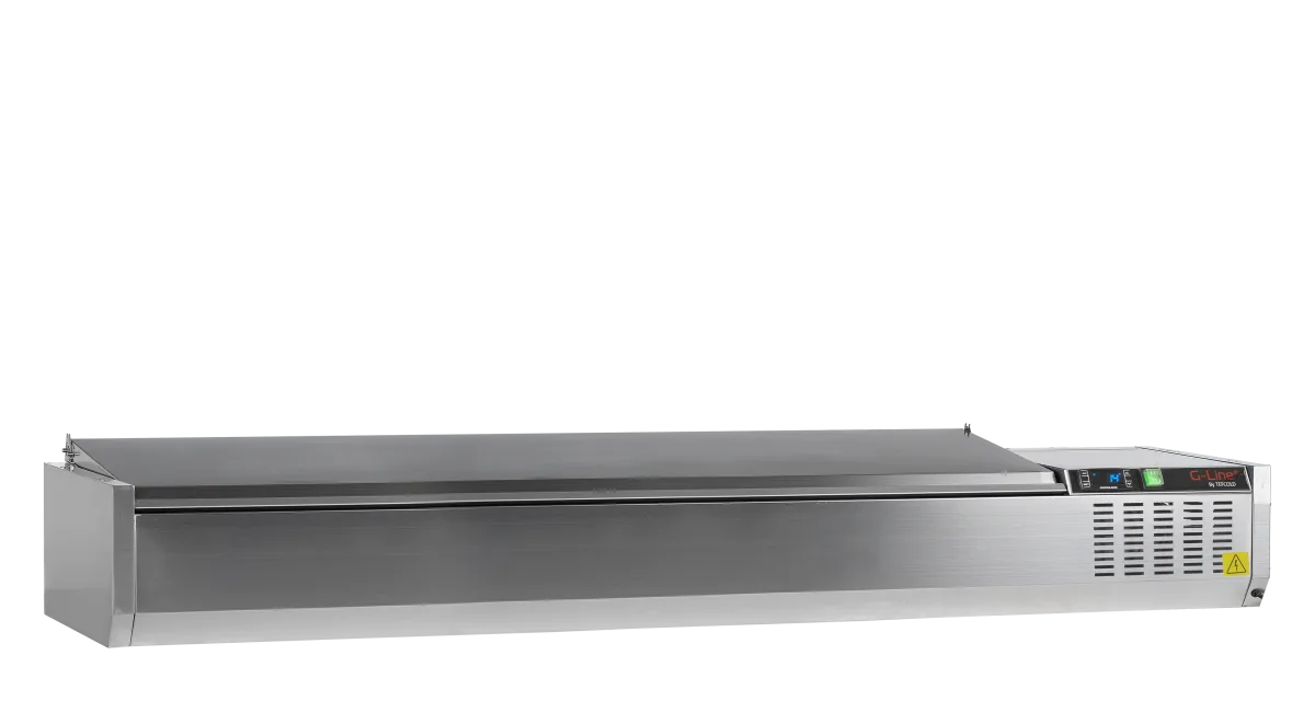 GVC33-200 S/S Gastronorm Topping Shelf  With Lid