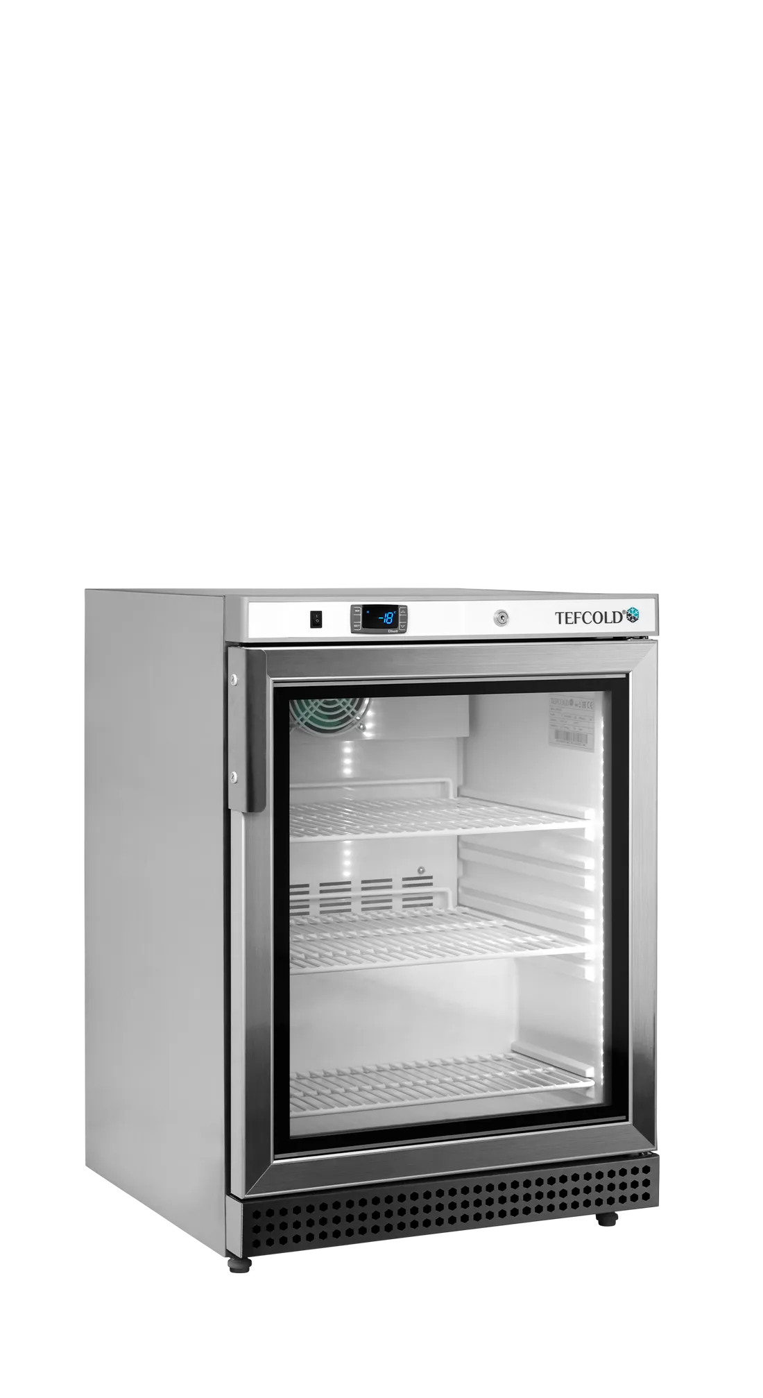 UF200VSG Glass Door Display Freezer
