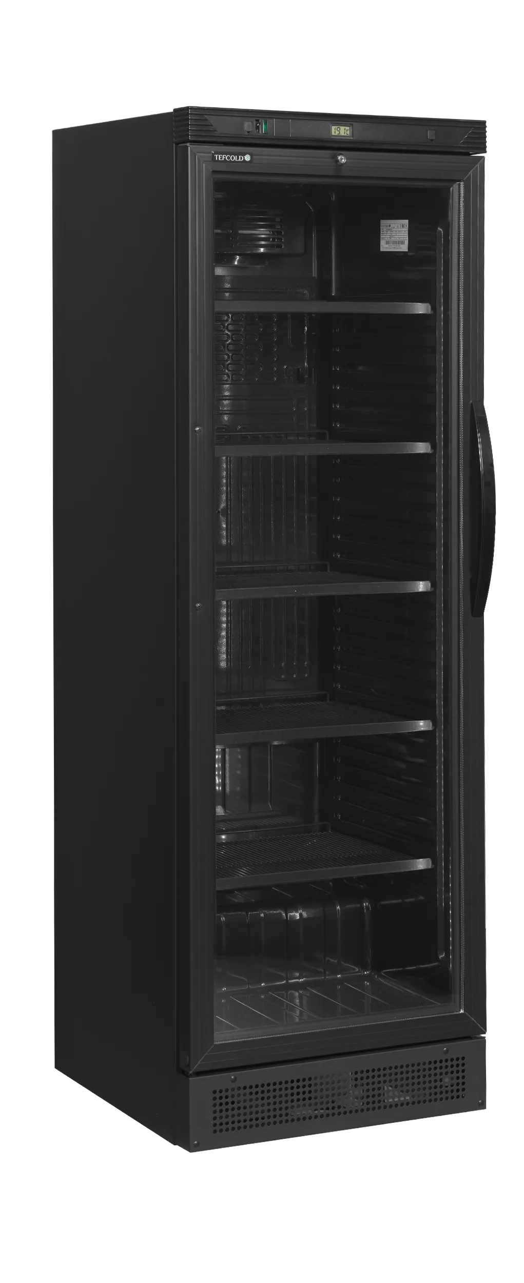 CEV425 BLACK L/H Glass Door Merchandiser
