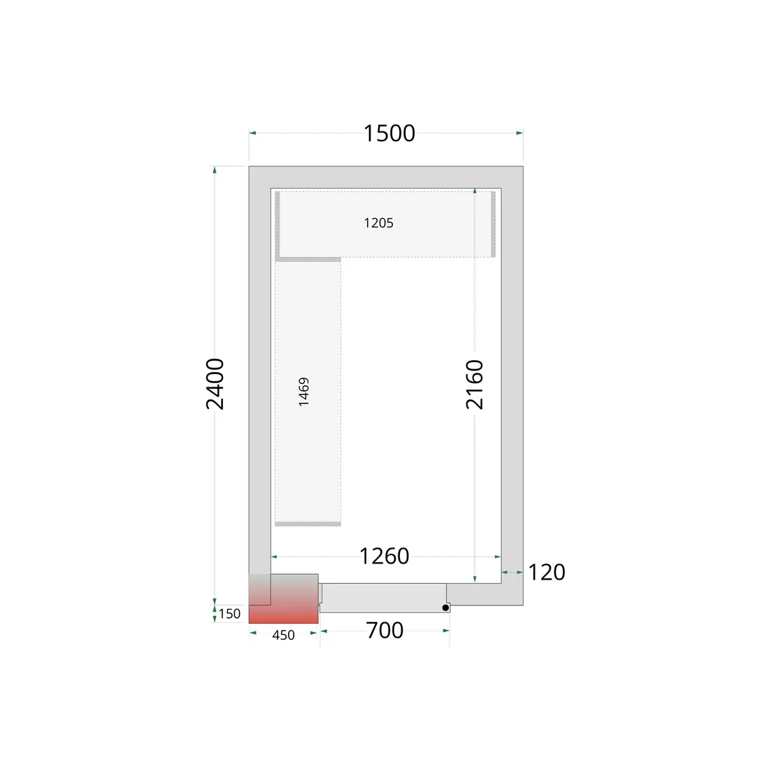 CRNF1524 Shelf Kit CRNF1524