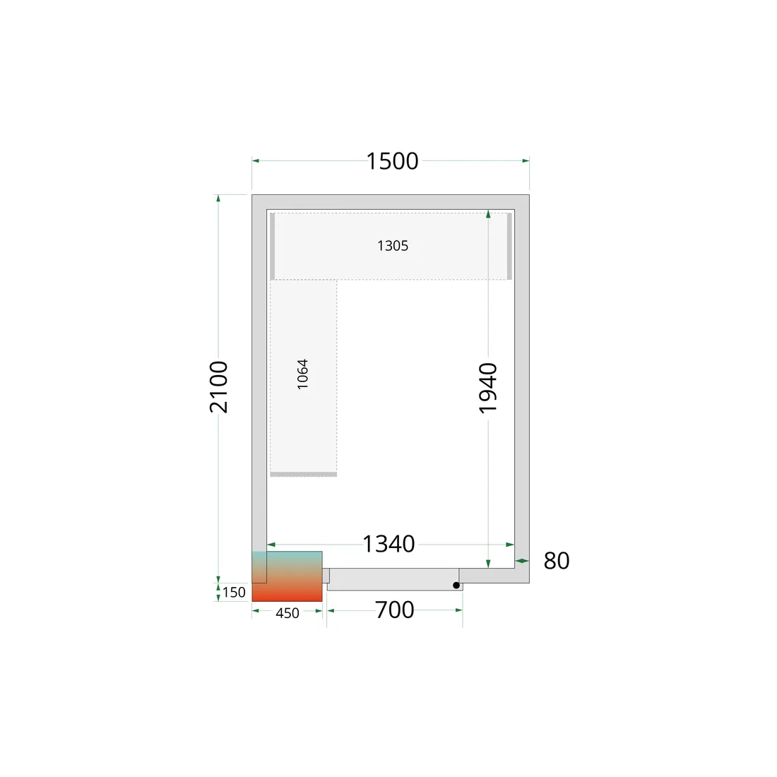 CRPF1521 Shelf Kit CRPF1521