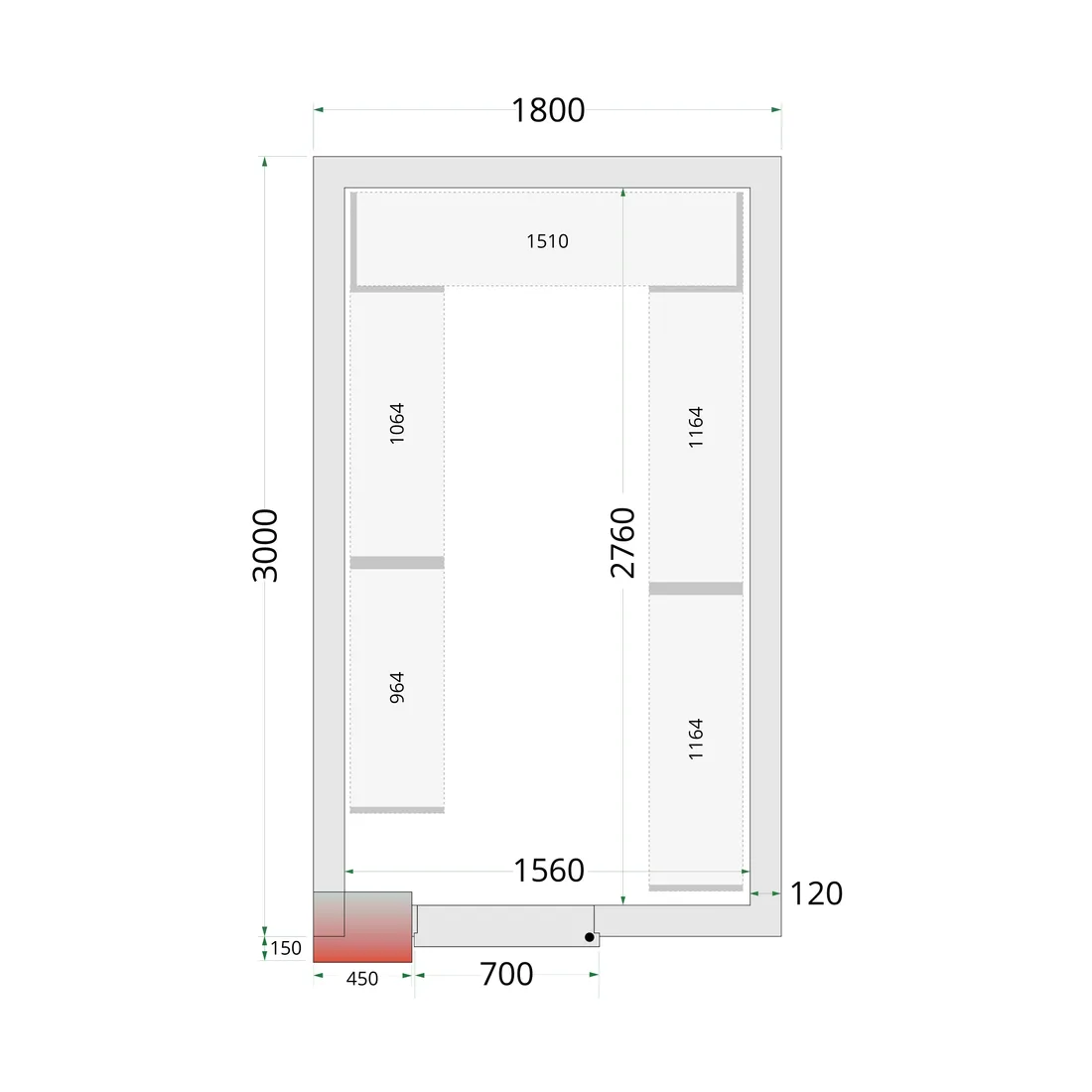 Shelf Rack System Kit CRNF1830