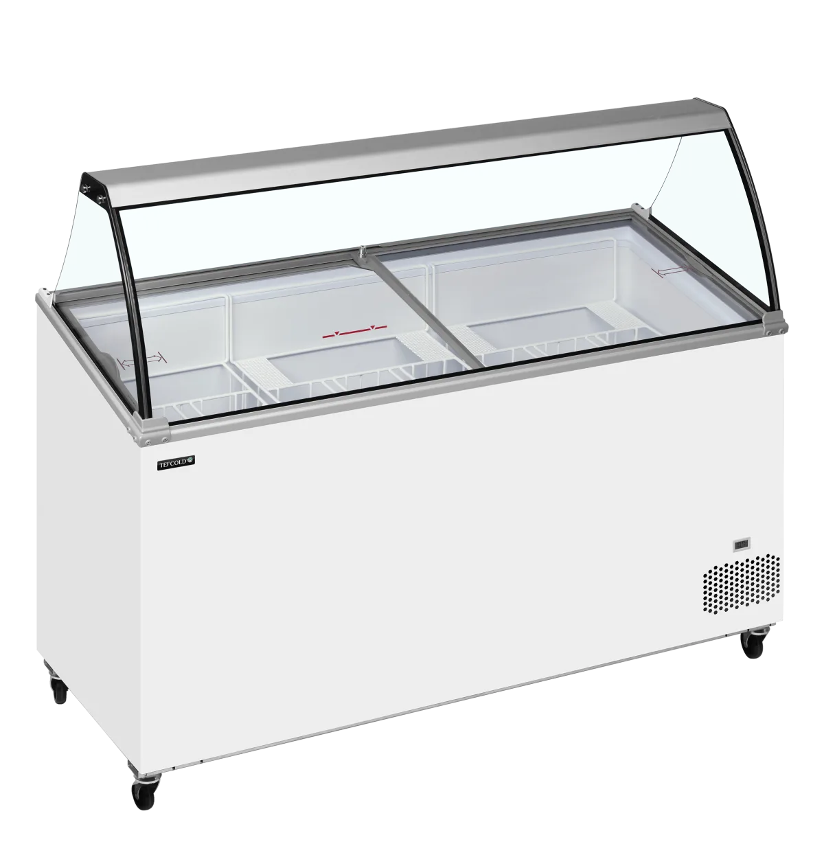 IC501SCE + CANOPY Scoop Ice Cream Display