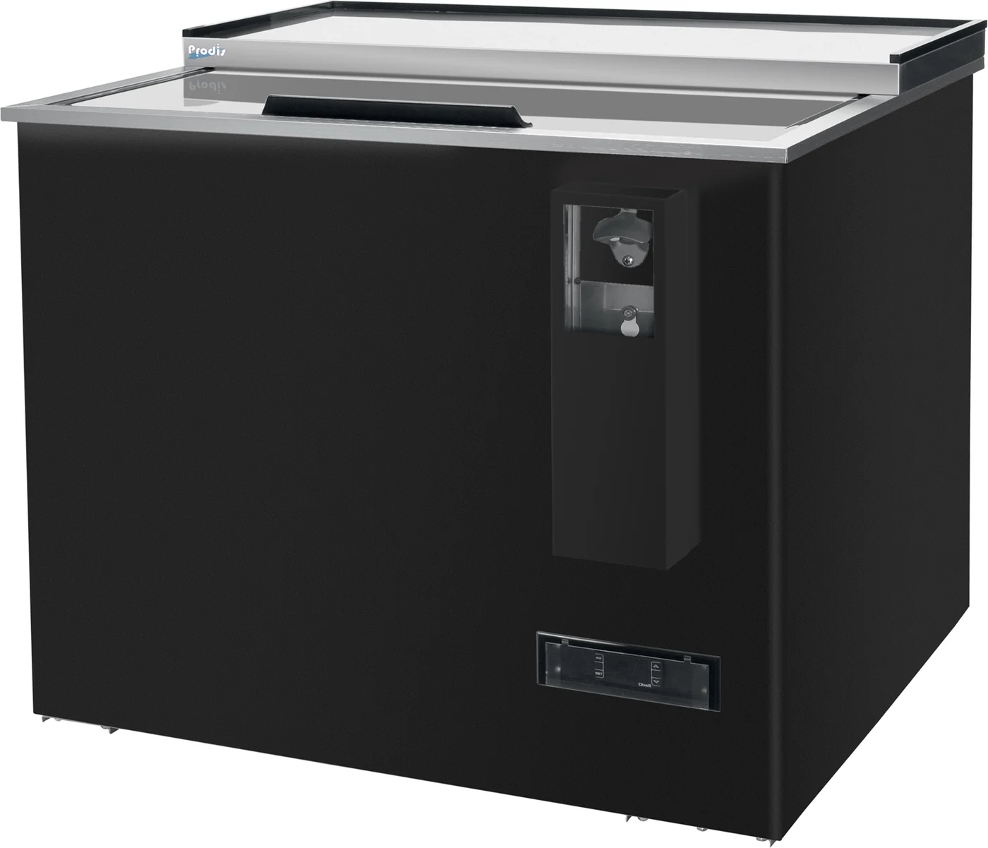 NTBD1 279 Litre Black Horizontal Bottle Dump