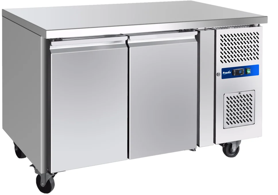 GRN-C2F Professional Two Door Stainless Steel Counter Freezer
