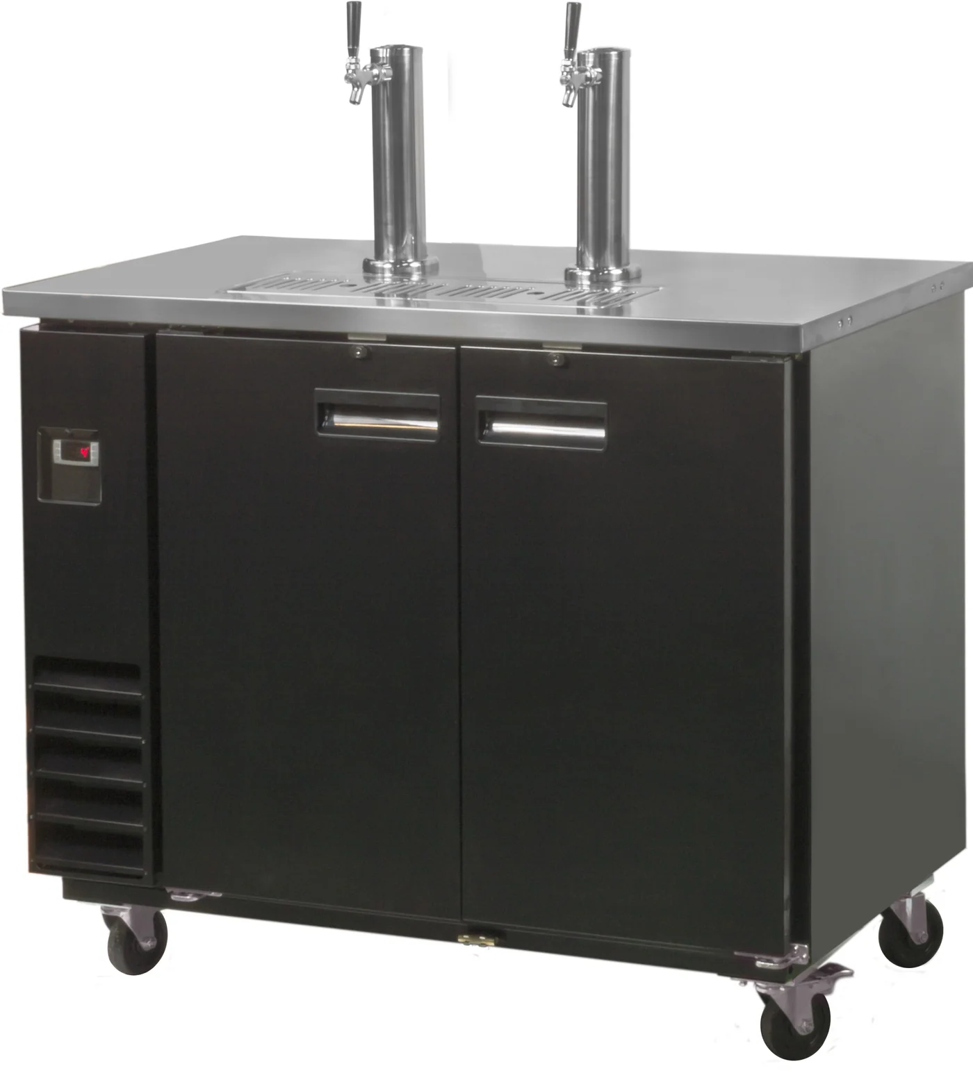 NTKC2 Double Door, Double Tap Keg Cooler