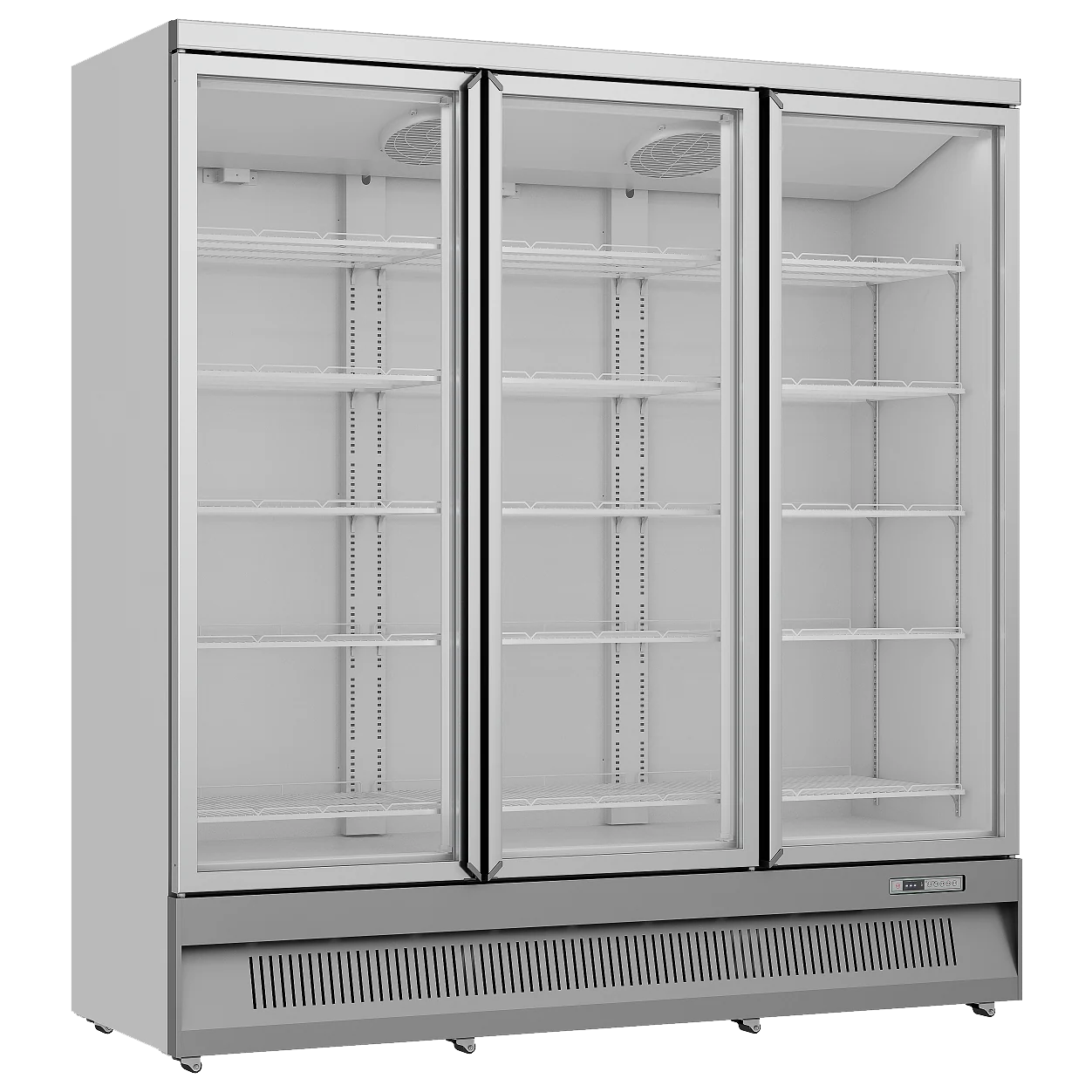 XPD1850-P-G-LE Heavy Duty Low Energy Triple Door Display Fridge