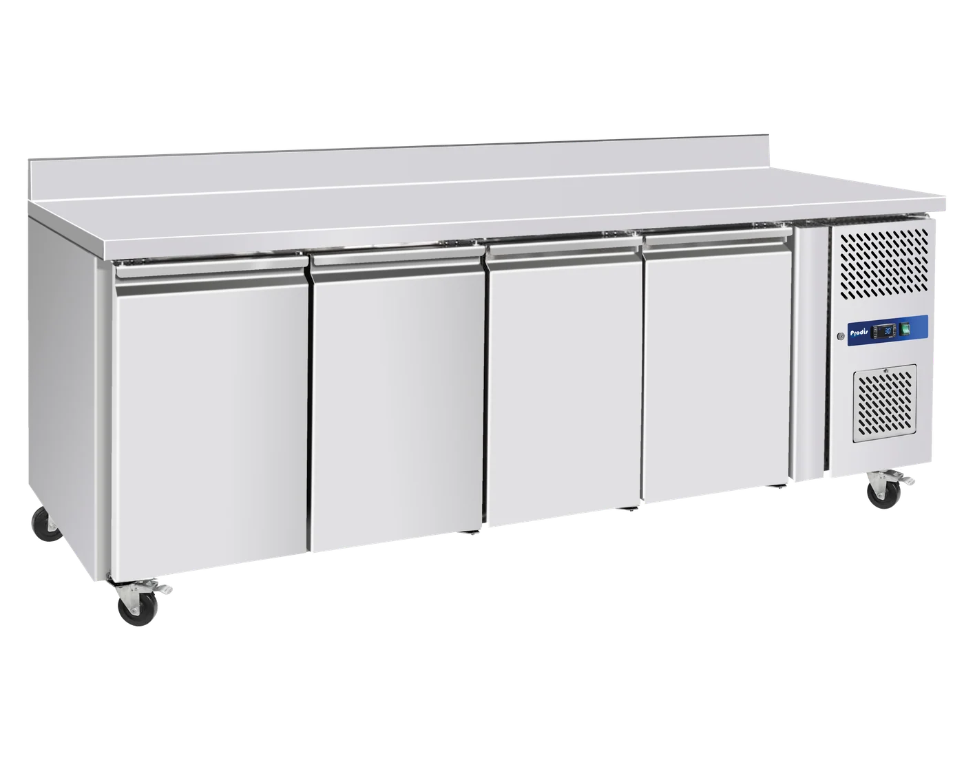 GRN-W4F Professional Four Door Stainless Steel Counter Freezer