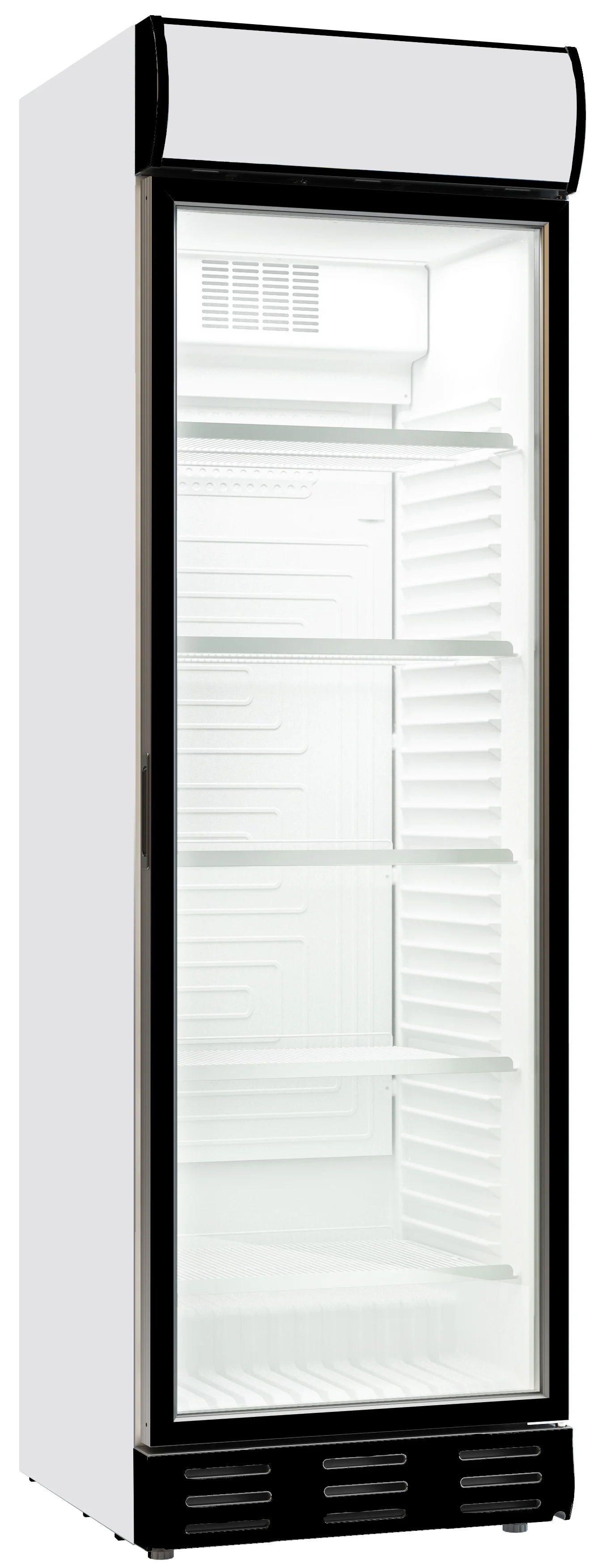 Refrigerator 1 Glass Door Left Rotating Glass door refrigerator
