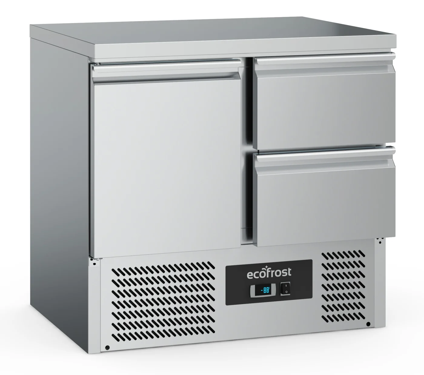 Refrigerated Counter 1 DOOR/2 Drawers Refrigerated counter