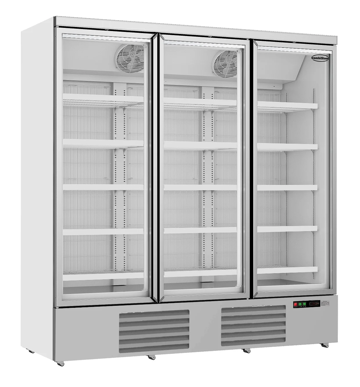 Freezer 3 Glass Doors JDE-1530F **note: There Is A Higher Inrush Current, Which Makes A Circuit Breaker With Type C Characteristic Necessary.** Glass door freezer