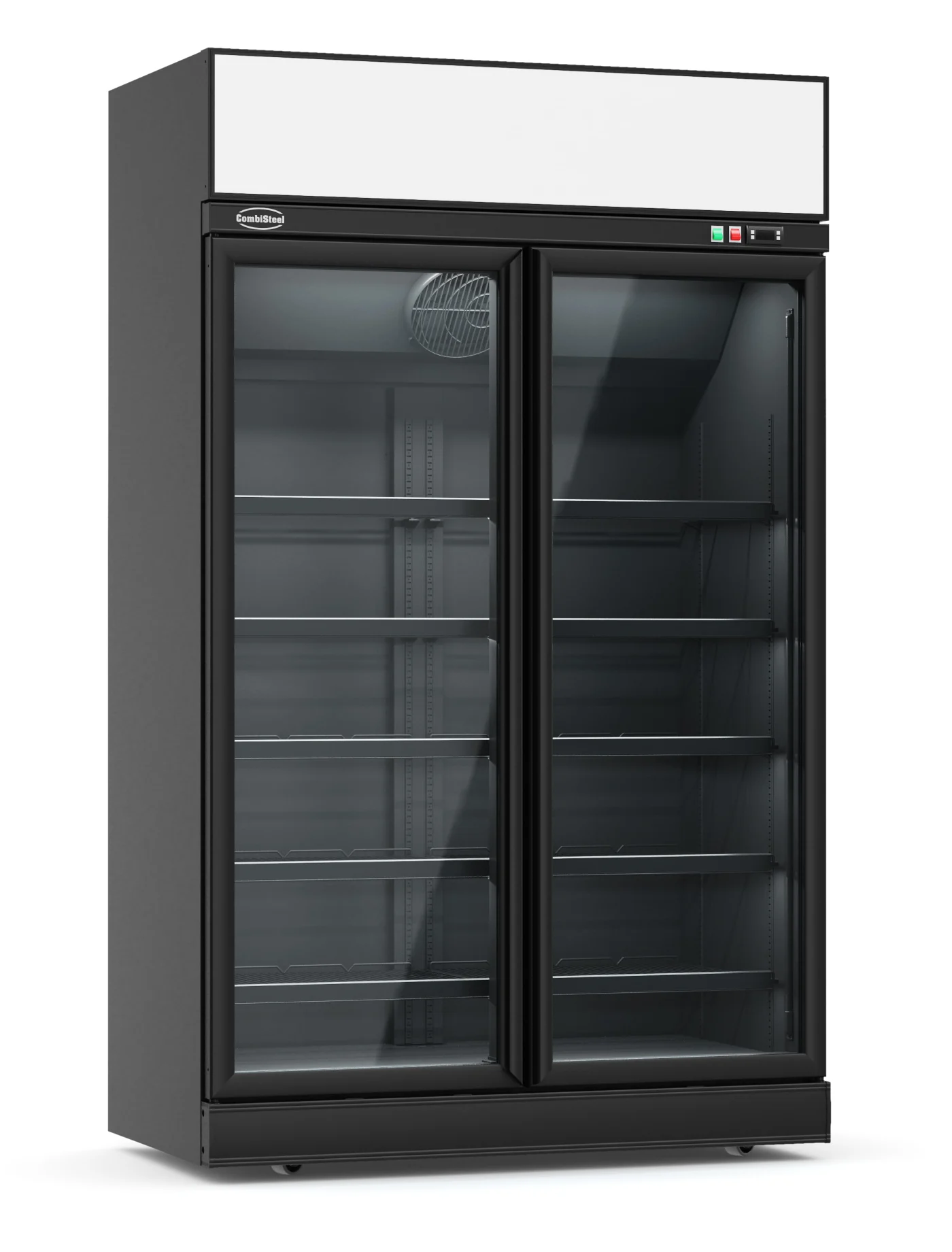 Freezer 2 Glass Doors Black INS-1000F BL **note: There Is A Higher Inrush Current, Which Makes A Circuit Breaker With Type C Characteristic Necessary.**