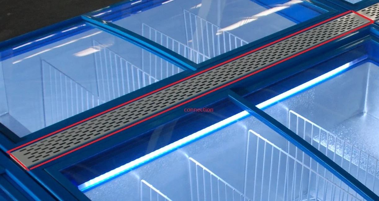 Chest Freezer Joint 2100 Glass lid chest freezer