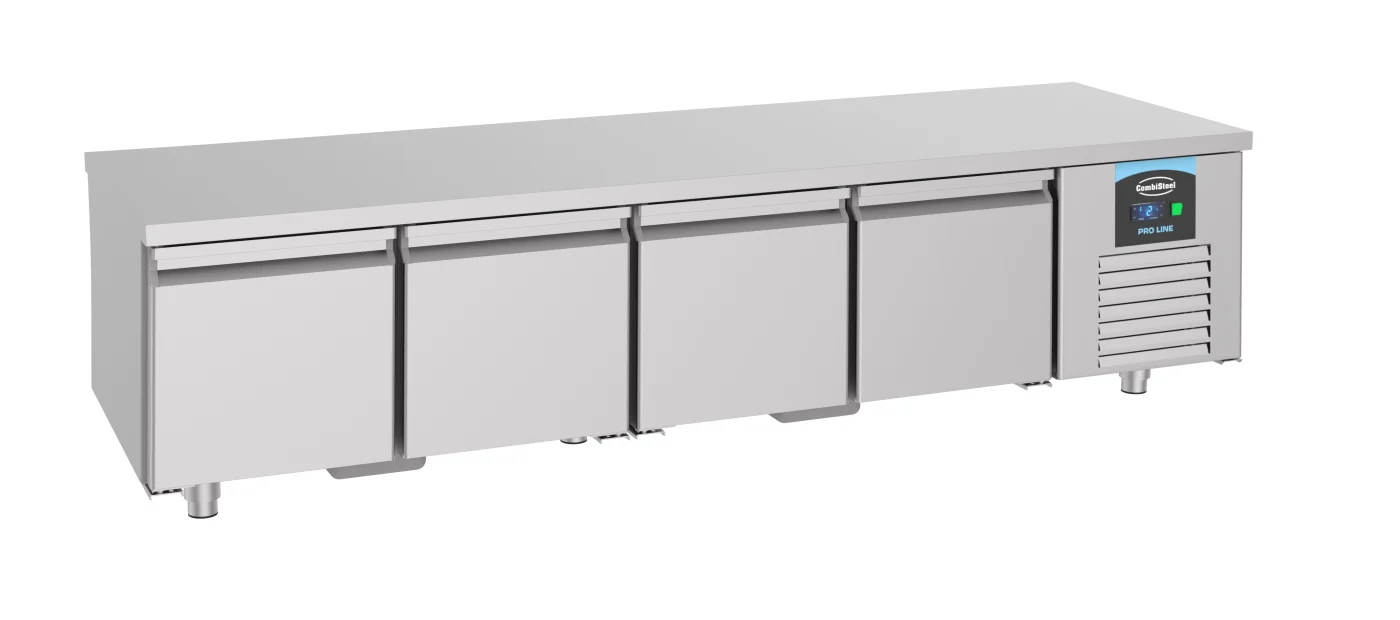 Refrigerated Counter 600 Height 4 Doors
