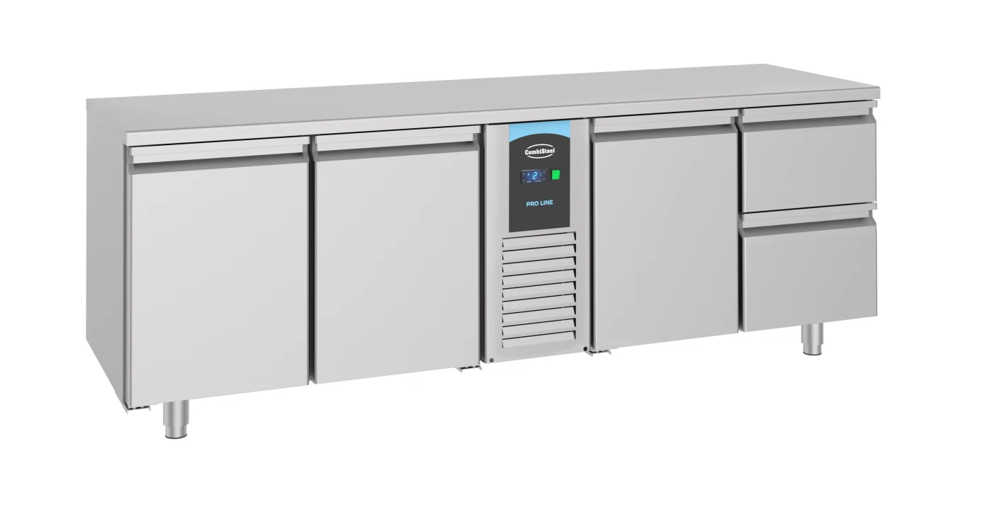 700 Refrigerated Counter 3 Doors And 2 Drawers Monoblock Energy Line