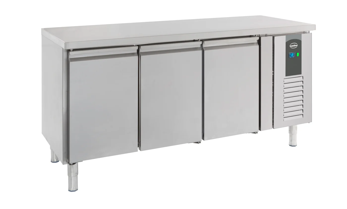 Refrigerated Negative Counter 3 Doors Freezer counter