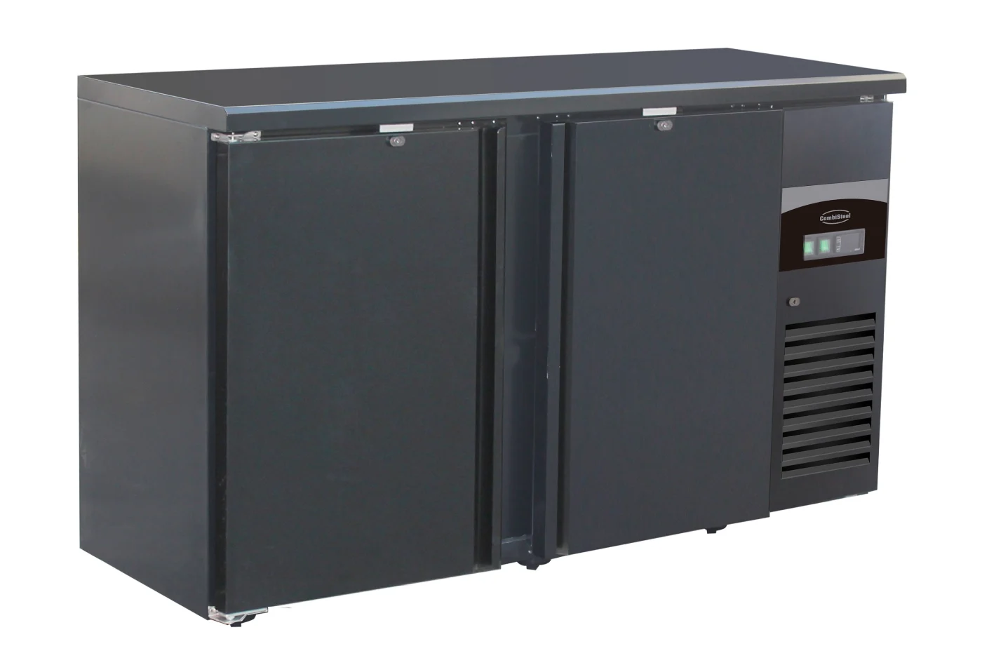Barcooler Black 2 Doors Backbar counter