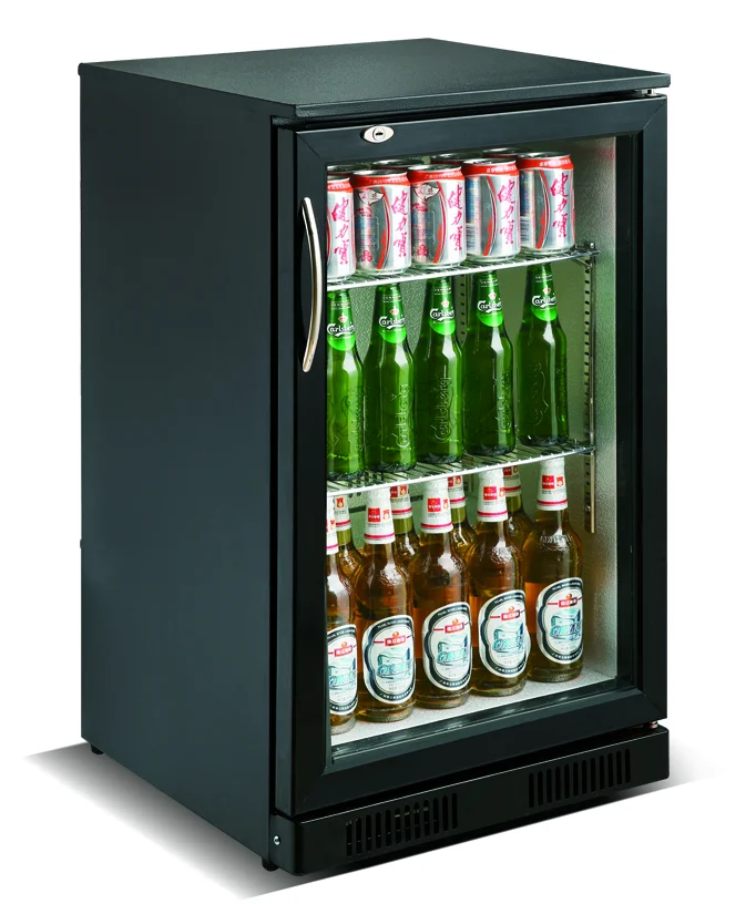 Backbar Cooler Black 1 Door Backbar counter