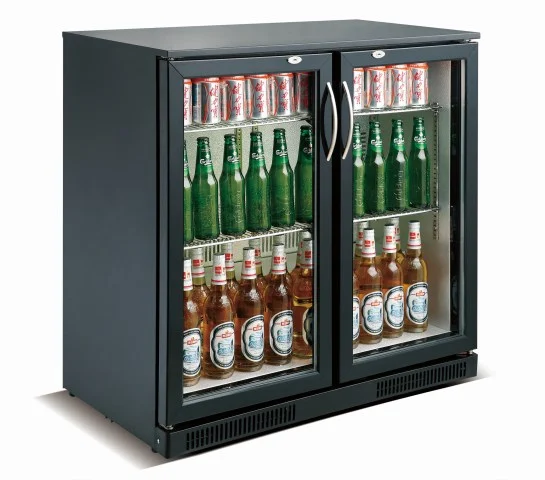 Backbar Cooler Black 2 Doors