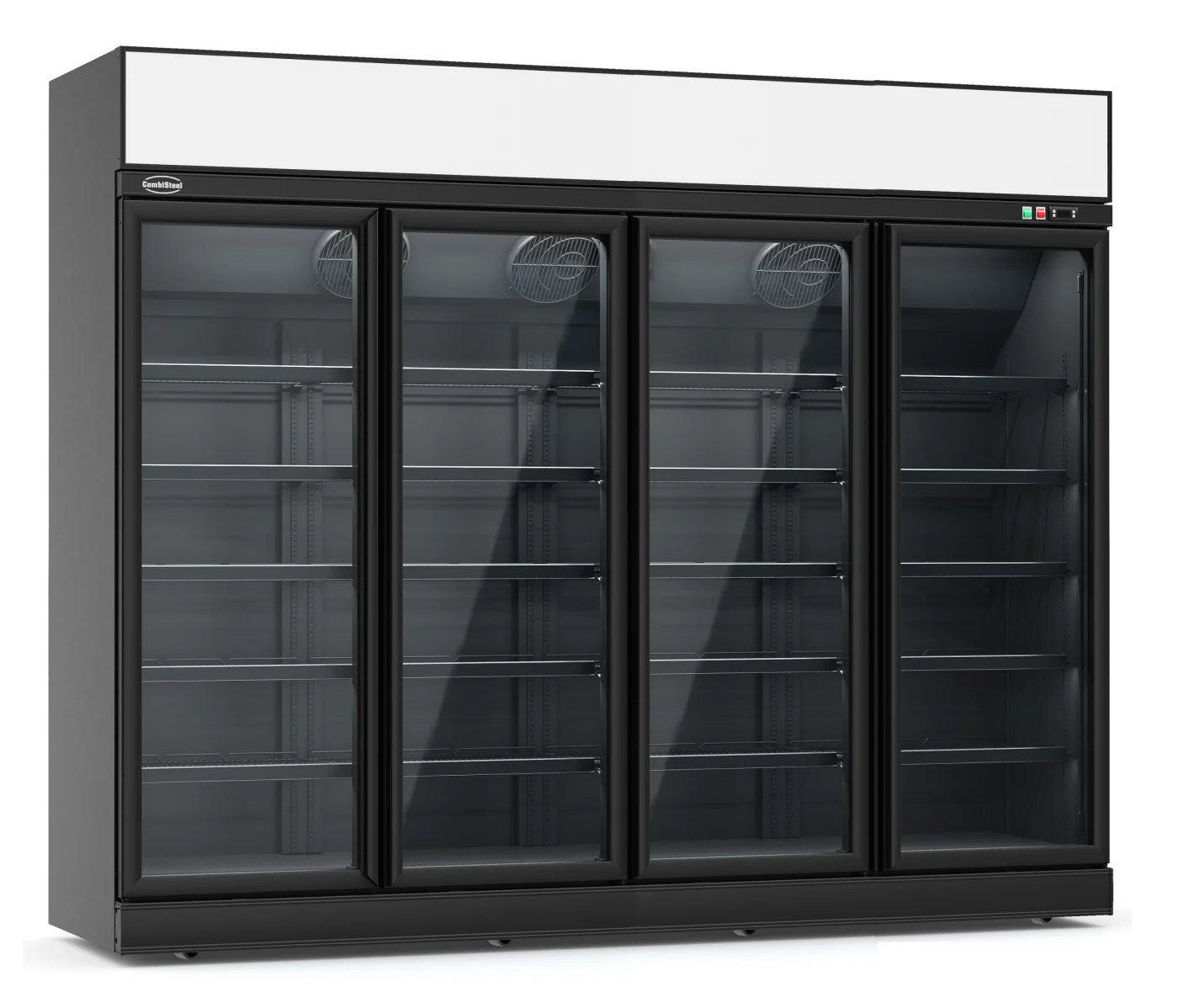 Freezer 4 Glass Doors Black INS-2060F BL *transport ON Request* **note: There Is A Higher Inrush Current, Which Makes A Circuit Breaker With Type C Characteristic Necessary.**