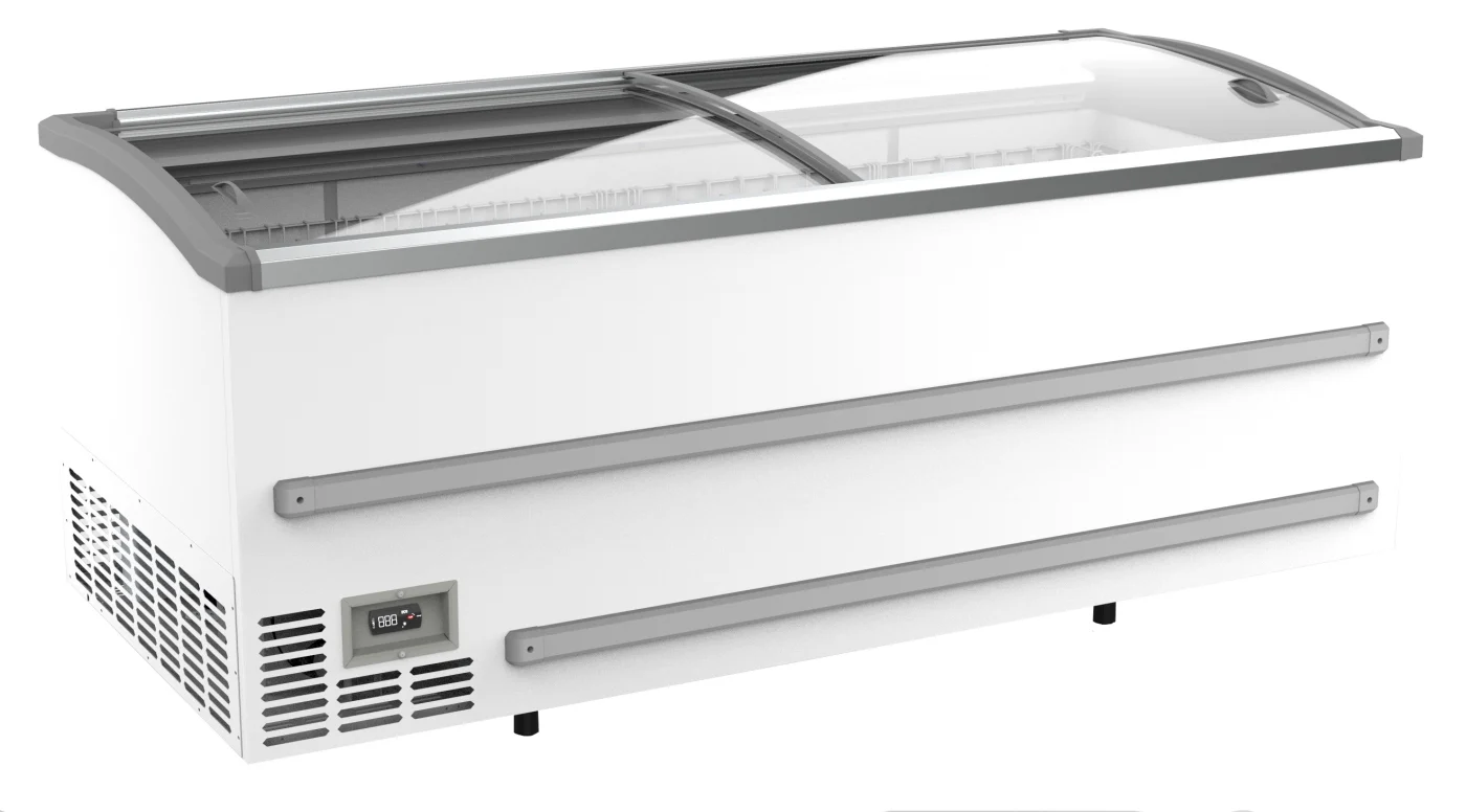 Supermarket Chest Freezer White 2125 Manual Defrost