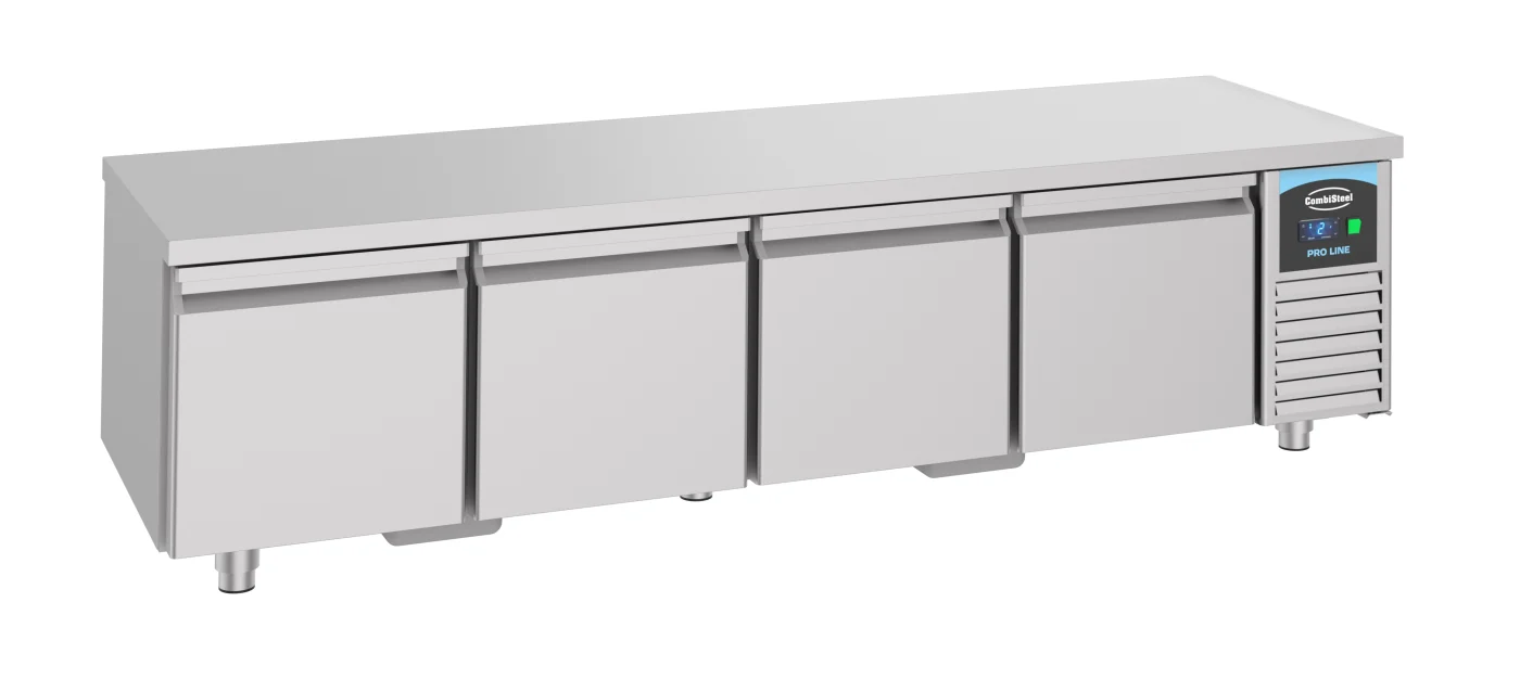Refrigerated Counter 600 Height 4 Drawers Refrigerated counter