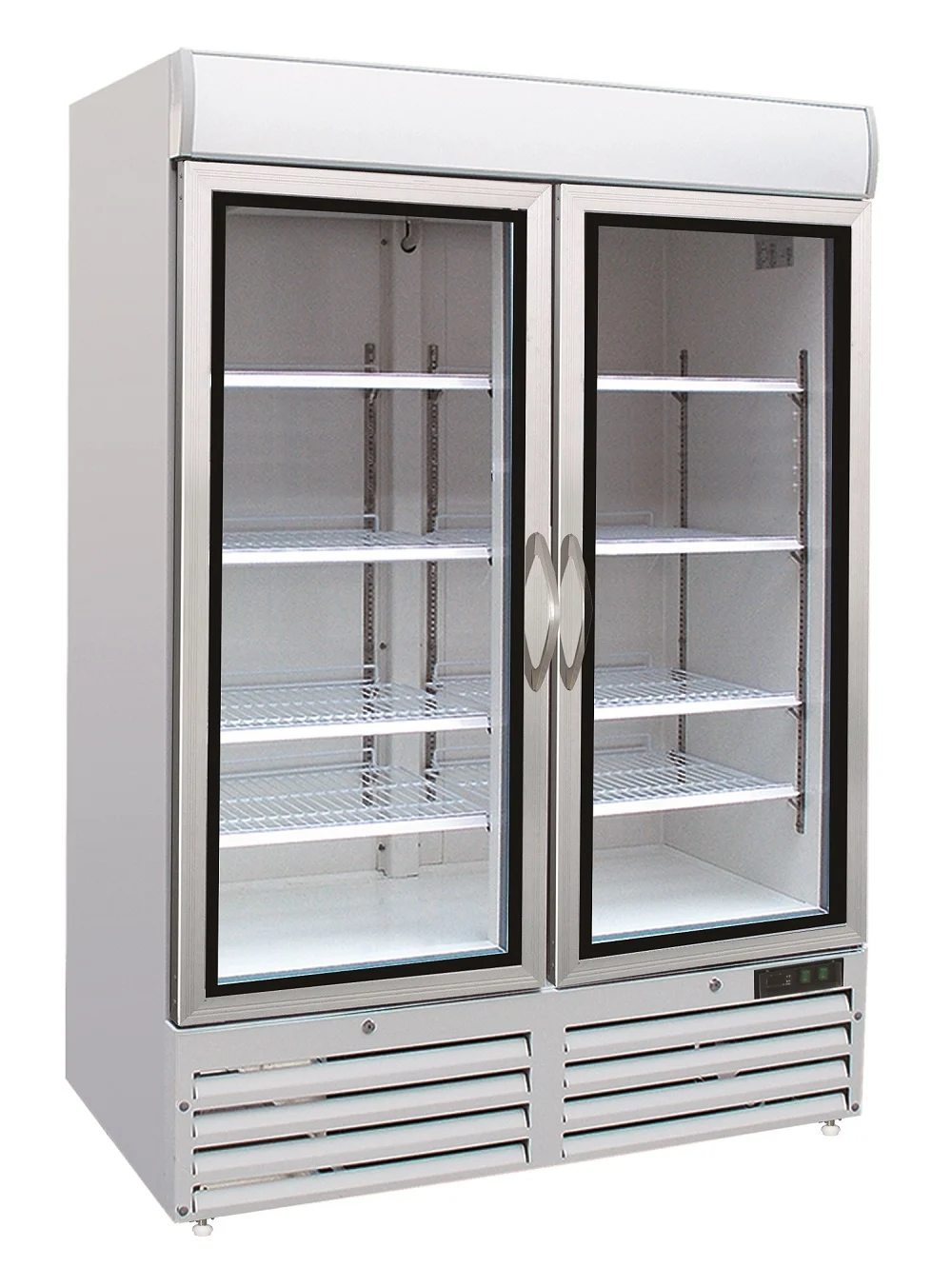 Freezer 2 Glass Doors Glass door freezer